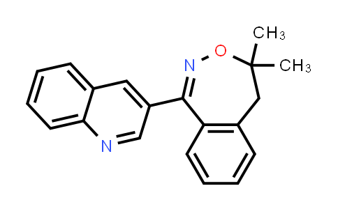 CAS No. 1638653-97-0, 4,4-Dimethyl-1-(quinolin-3-yl)-4,5-dihydrobenzo[d][1,2]oxazepine