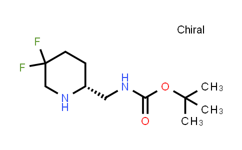CAS No. 1638744-23-6, (R)-tert-Butyl ((5,5-difluoropiperidin-2-yl)methyl)carbamate