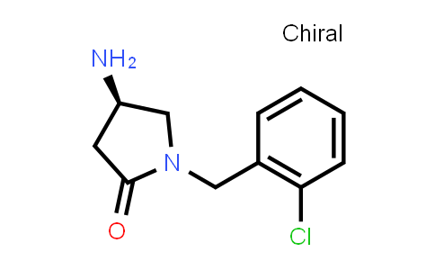 CAS No. 1638744-39-4, (4R)-4-Amino-1-[(2-chlorophenyl)methyl]pyrrolidin-2-one
