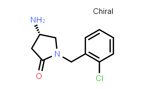 CAS No. 1638744-58-7, (4S)-4-Amino-1-[(2-chlorophenyl)methyl]pyrrolidin-2-one