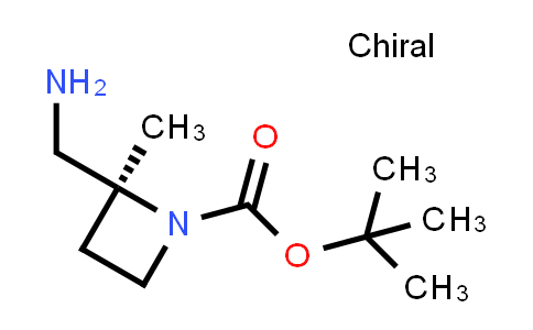 CAS No. 1638744-59-8, tert-Butyl (2S)-2-(aminomethyl)-2-methylazetidine-1-carboxylate