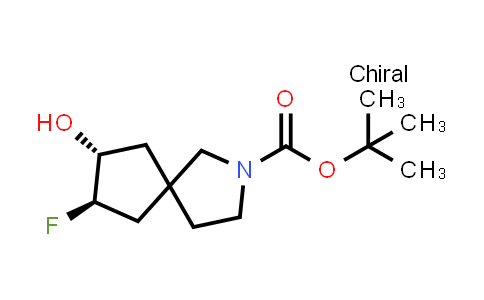 CAS No. 1638757-73-9, tert-Butyl (7R,8R)-7-fluoro-8-hydroxy-2-azaspiro[4.4]nonane-2-carboxylate