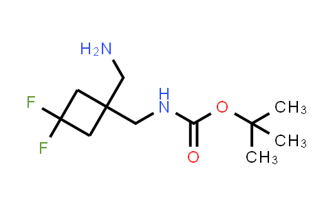 CAS No. 1638759-66-6, tert-Butyl N-{[1-(aminomethyl)-3,3-difluorocyclobutyl]methyl}carbamate