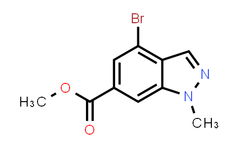 CAS No. 1638759-79-1, Methyl 4-bromo-1-methyl-1H-indazole-6-carboxylate