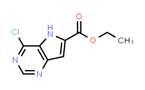 CAS No. 1638760-02-7, Ethyl 4-chloro-5H-pyrrolo[3,2-d]pyrimidine-6-carboxylate