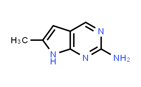 CAS No. 1638760-18-5, 6-Methyl-7H-pyrrolo[2,3-d]pyrimidin-2-amine