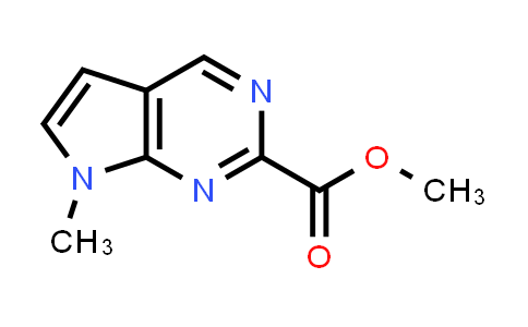 CAS No. 1638760-69-6, Methyl 7-methyl-7H-pyrrolo[2,3-d]pyrimidine-2-carboxylate