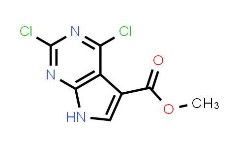 CAS No. 1638760-75-4, Methyl 2,4-dichloro-7H-pyrrolo[2,3-d]pyrimidine-5-carboxylate