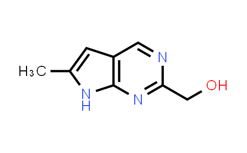 CAS No. 1638760-89-0, {6-Methyl-7H-pyrrolo[2,3-d]pyrimidin-2-yl}methanol