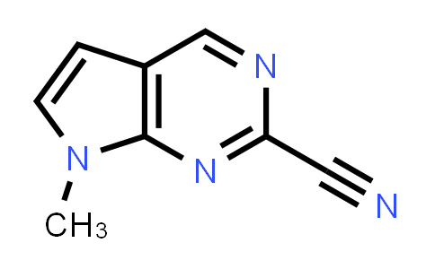 CAS No. 1638760-92-5, 7-Methyl-7H-pyrrolo[2,3-d]pyrimidine-2-carbonitrile