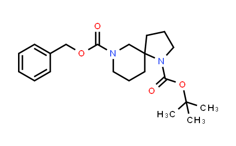 CAS No. 1638761-41-7, 7-Benzyl 1-tert-butyl 1,7-diazaspiro[4.5]decane-1,7-dicarboxylate