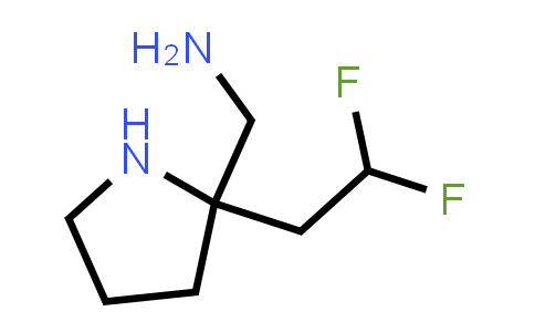 CAS No. 1638763-27-5, [2-(2,2-Difluoroethyl)pyrrolidin-2-yl]methanamine