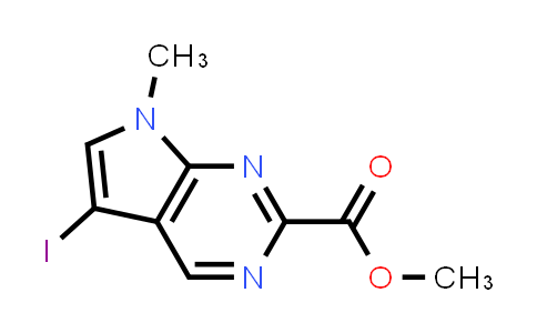 CAS No. 1638763-33-3, Methyl 5-iodo-7-methyl-7H-pyrrolo[2,3-d]pyrimidine-2-carboxylate