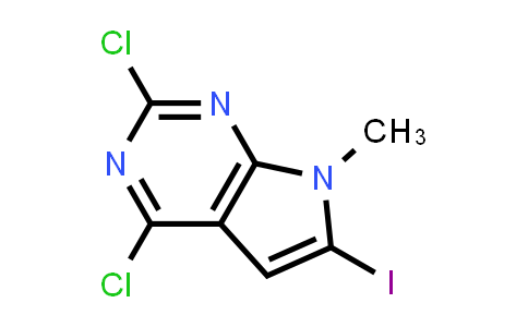 CAS No. 1638763-42-4, 2,4-Dichloro-6-iodo-7-methyl-7H-pyrrolo[2,3-d]pyrimidine
