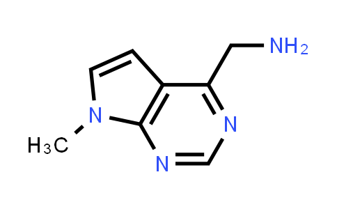 CAS No. 1638763-55-9, {7-Methyl-7H-pyrrolo[2,3-d]pyrimidin-4-yl}methanamine