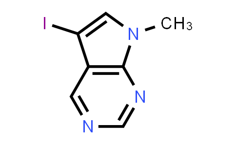 CAS No. 1638763-56-0, 5-Iodo-7-methyl-7H-pyrrolo[2,3-d]pyrimidine