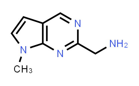 CAS No. 1638763-61-7, {7-Methyl-7H-pyrrolo[2,3-d]pyrimidin-2-yl}methanamine