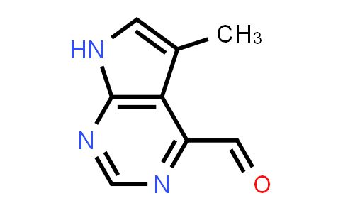 CAS No. 1638763-62-8, 5-Methyl-7H-pyrrolo[2,3-d]pyrimidine-4-carbaldehyde