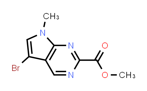 CAS No. 1638763-68-4, Methyl 5-bromo-7-methyl-7H-pyrrolo[2,3-d]pyrimidine-2-carboxylate