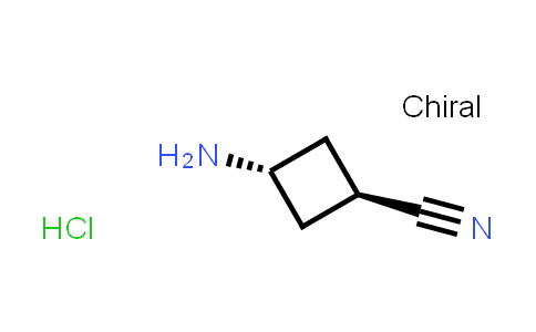 CAS No. 1638764-93-8, trans-3-Aminocyclobutanecarbonitrile hydrochloride