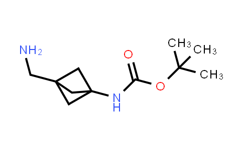 CAS No. 1638765-05-5, tert-Butyl N-[3-(aminomethyl)bicyclo[1.1.1]pentan-1-yl]carbamate
