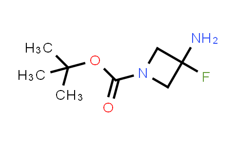 CAS No. 1638765-35-1, tert-Butyl 3-amino-3-fluoroazetidine-1-carboxylate