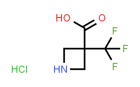CAS No. 1638765-43-1, 3-(Trifluoromethyl)azetidine-3-carboxylic acid hydrochloride