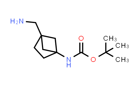 CAS No. 1638767-36-8, tert-Butyl (4-(aminomethyl)bicyclo[2.1.1]hexan-1-yl)carbamate