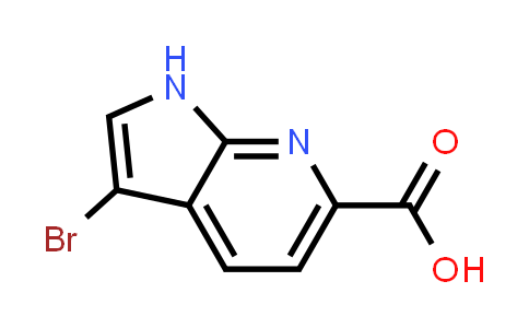 CAS No. 1638767-41-5, 3-Bromo-1H-pyrrolo[2,3-b]pyridine-6-carboxylic acid