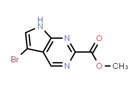 CAS No. 1638767-44-8, Methyl 5-bromo-7H-pyrrolo[2,3-d]pyrimidine-2-carboxylate