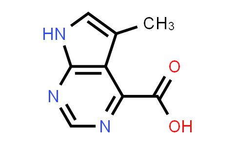 CAS No. 1638767-45-9, 5-Methyl-7H-pyrrolo[2,3-d]pyrimidine-4-carboxylic acid