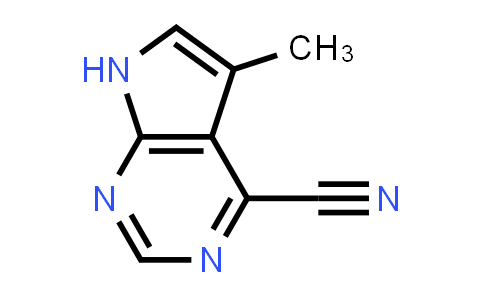 CAS No. 1638767-62-0, 5-Methyl-7H-pyrrolo[2,3-d]pyrimidine-4-carbonitrile