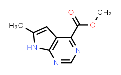 CAS No. 1638767-69-7, Methyl 6-methyl-7H-pyrrolo[2,3-d]pyrimidine-4-carboxylate