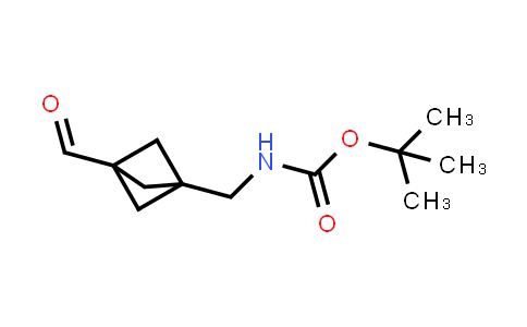 CAS No. 1638767-79-9, tert-Butyl N-({3-formylbicyclo[1.1.1]pentan-1-yl}methyl)carbamate