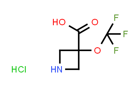 CAS No. 1638767-91-5, 3-(Trifluoromethoxy)azetidine-3-carboxylic acid hydrochloride