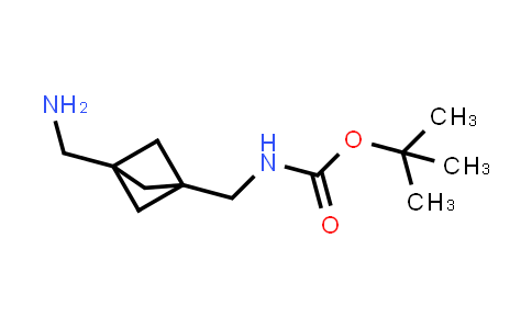 CAS No. 1638768-06-5, tert-Butyl ((3-(aminomethyl)bicyclo[1.1.1]pentan-1-yl)methyl)carbamate
