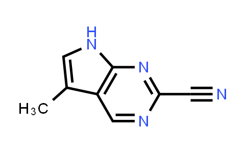 CAS No. 1638768-31-6, 5-Methyl-7H-pyrrolo[2,3-d]pyrimidine-2-carbonitrile