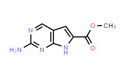 CAS No. 1638768-40-7, Methyl 2-amino-7H-pyrrolo[2,3-d]pyrimidine-6-carboxylate