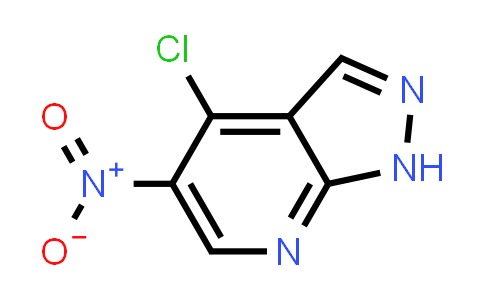 CAS No. 1638769-09-1, 4-Chloro-5-nitro-1H-pyrazolo[3,4-b]pyridine