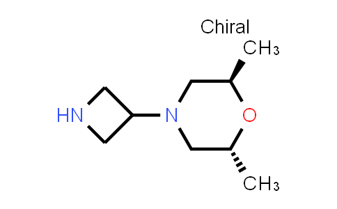CAS No. 1638771-28-4, (2R,6R)-4-(Azetidin-3-yl)-2,6-dimethylmorpholine