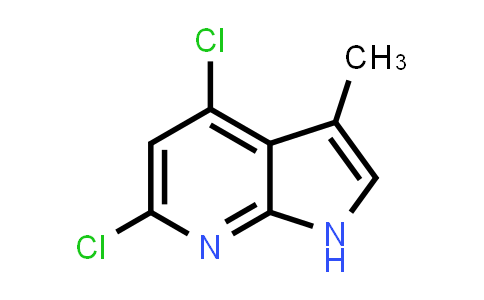 CAS No. 1638771-47-7, 4,6-Dichloro-3-methyl-1H-pyrrolo[2,3-b]pyridine