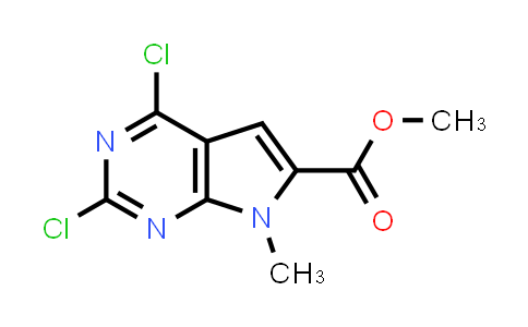 CAS No. 1638771-51-3, Methyl 2,4-dichloro-7-methyl-7H-pyrrolo[2,3-d]pyrimidine-6-carboxylate