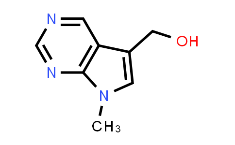 CAS No. 1638771-55-7, {7-Methyl-7H-pyrrolo[2,3-d]pyrimidin-5-yl}methanol