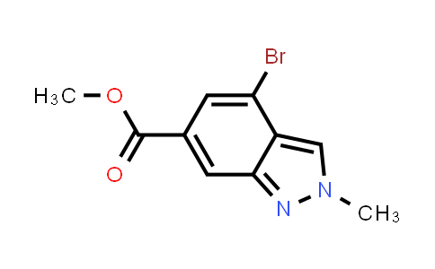 CAS No. 1638772-21-0, Methyl 4-bromo-2-methyl-2H-indazole-6-carboxylate