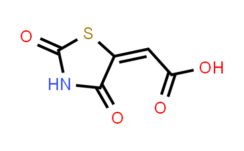 CAS No. 1639050-53-5, (E)-2-(2,4-Dioxothiazolidin-5-ylidene)acetic acid