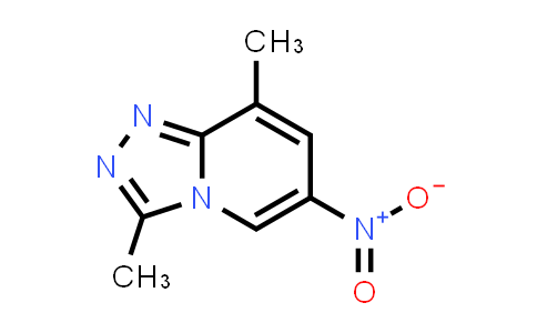 CAS No. 1639115-99-3, 3,8-Dimethyl-6-nitro-[1,2,4]triazolo[4,3-a]pyridine