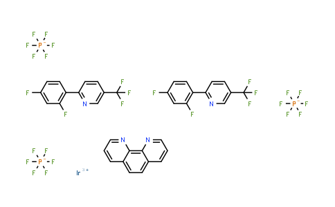 CAS No. 1639408-64-2, Bis [2- (2,4-difluorophenyl) -5-trifluoromethylpyridine] [1,10-phenanthroline] iridium hexafluorophosphate