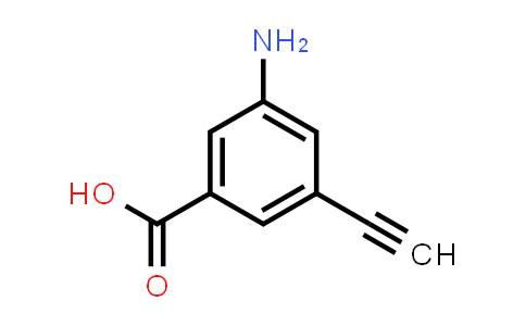 CAS No. 1639866-72-0, 3-Amino-5-ethynylbenzoic acid