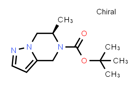 CAS No. 1639881-13-2, tert-Butyl (6R)-6-methyl-4H,5H,6H,7H-pyrazolo[1,5-a]pyrazine-5-carboxylate