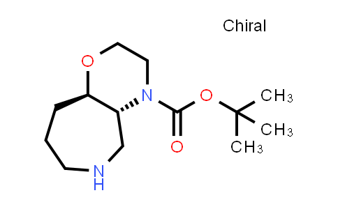 CAS No. 1639944-38-9, rel-tert-Butyl (4aR,9aR)-octahydro-[1,4]oxazino[3,2-c]azepine-4(4aH)-carboxylate